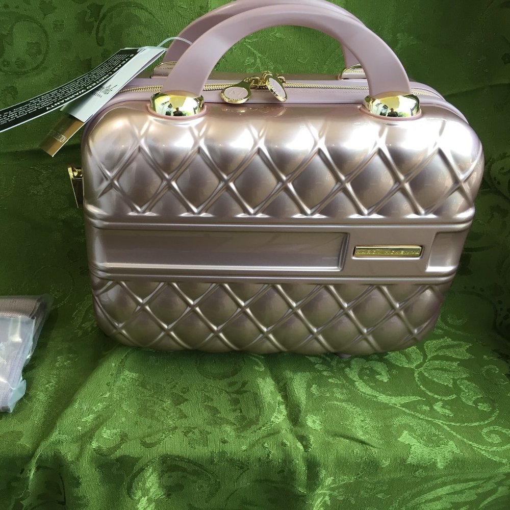Marcy McKenna 2-in-1 Hardside Essential Beauty Case - Rose Gold